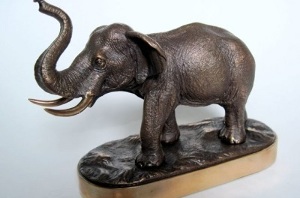The elephant symbolizes abundance and prosperity