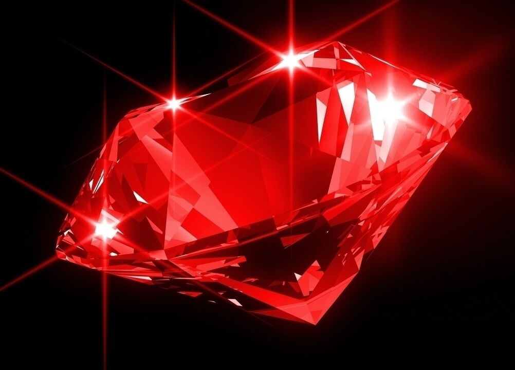 Rubies as amulet of good luck