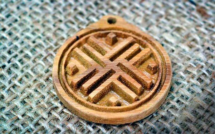Healthy wooden amulet