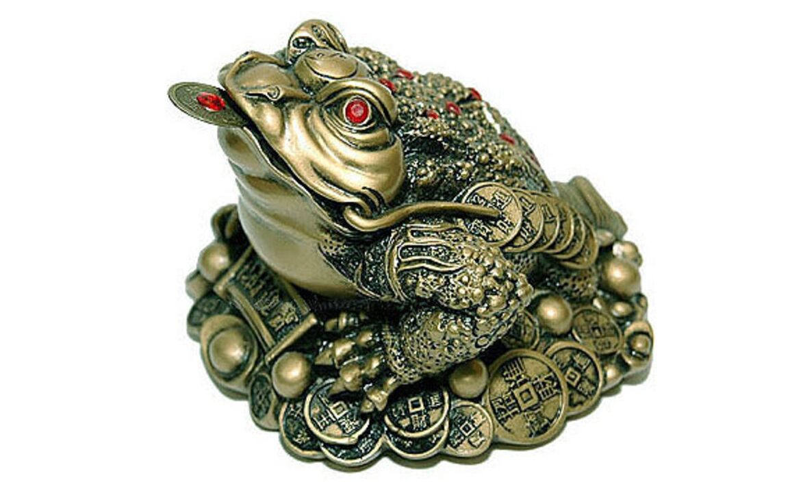 Three-legged toad as a talisman of good luck
